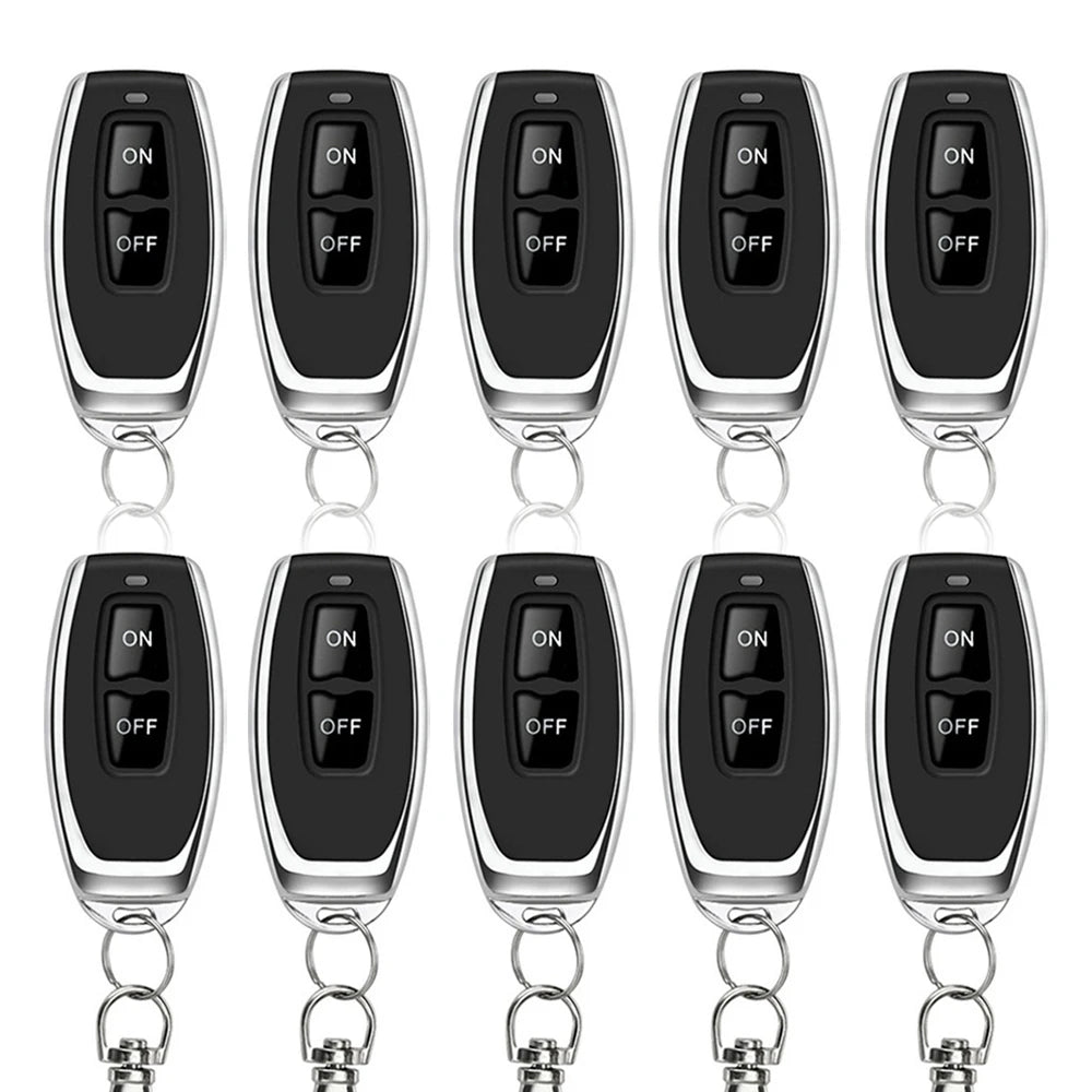 433MHz RF Remote Transmitter – Learning Code Keyfob for Garage Gate Alarms