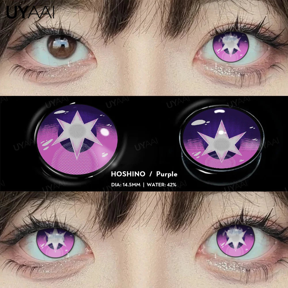 Cosplay Color Contact Lenses – Halloween Anime Costume Eye Props