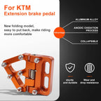 Foldable Rear Brake Pedal Tip – Aluminum Footrest Extension for KTM Adventure