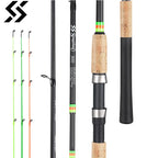 Carbon Fiber Feeder Fishing Rod – 3M Cork Handle Pole for Carp Angling