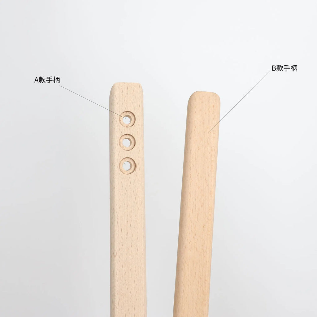 Perforated Aluminum Pizza Peel – Non-Slip Wooden Handle for Home Baking