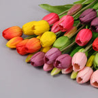 Artificial Tulip Bouquet – Real Touch Floral Decor for Wedding Home