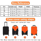 Elastic Luggage Protective Cover – Stretch Suitcase Shield for Travel 18-32 Inch