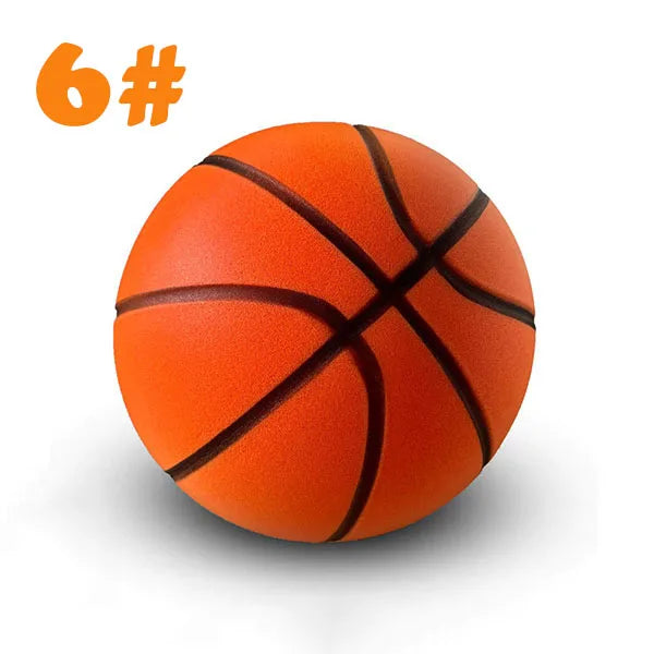 Silent Foam Basketball – Indoor Dribble Practice Ball for Kids and Adults