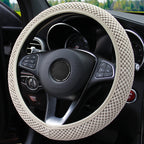 Breathable Mesh Car Steering Wheel Cover – Comfortable Grip for Women