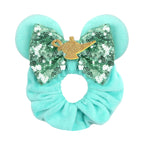 Velvet Sequin Mouse Ear Scrunchies – Elastic Hair Accessories for Kids Party