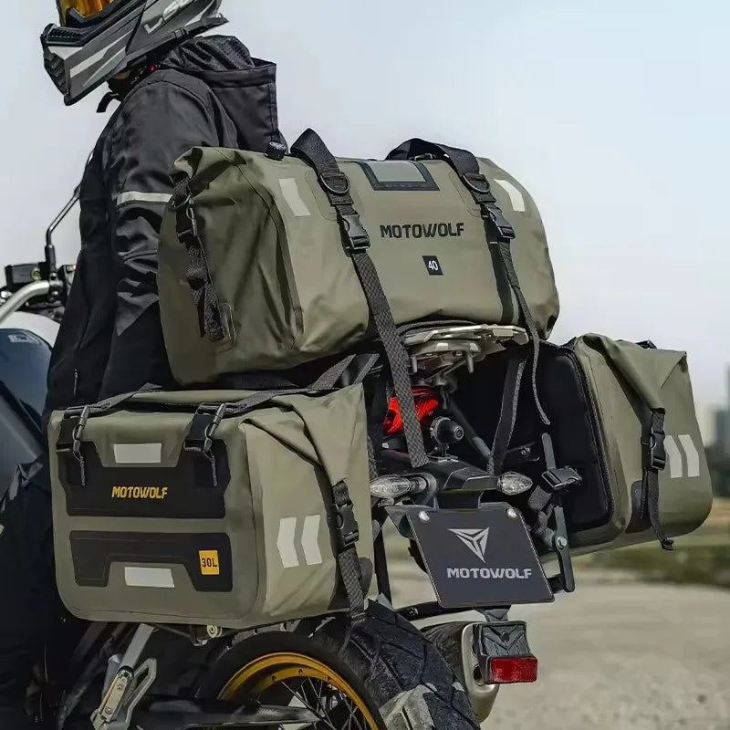 Waterproof Motorcycle Saddlebags – Large Capacity Luggage for Outdoor Travel