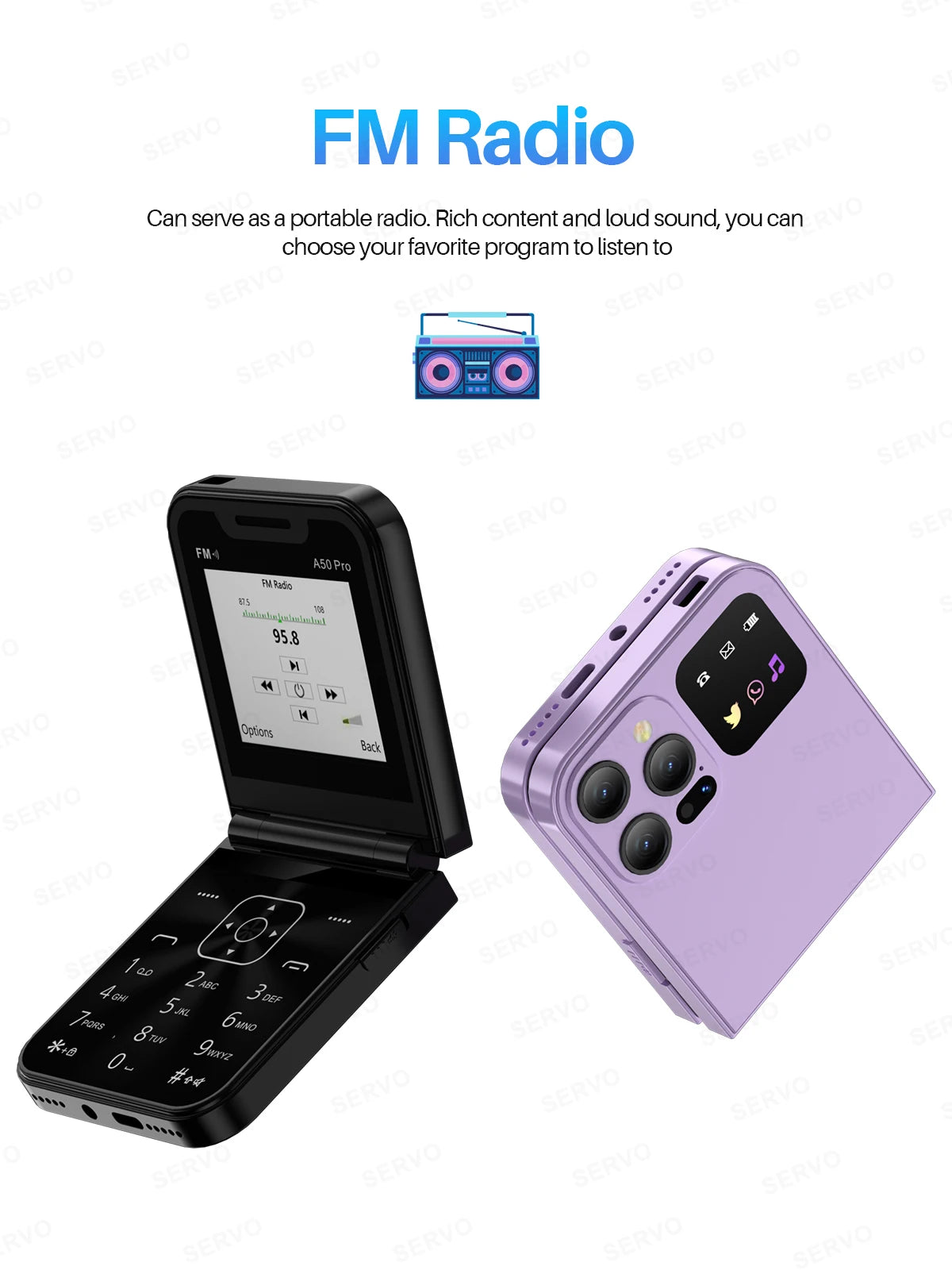 Flip Mobile Phone – Dual SIM with Call Recording for Seniors
