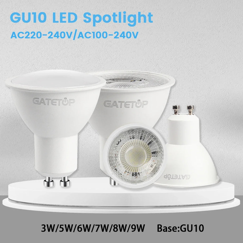 GU10 LED Spotlight Bulbs – Energy Efficient Lighting for Home Replacement