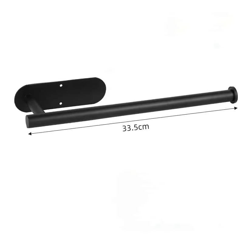 Adhesive Paper Towel Holder – Wall Mounted Rack for Kitchen and Bathroom