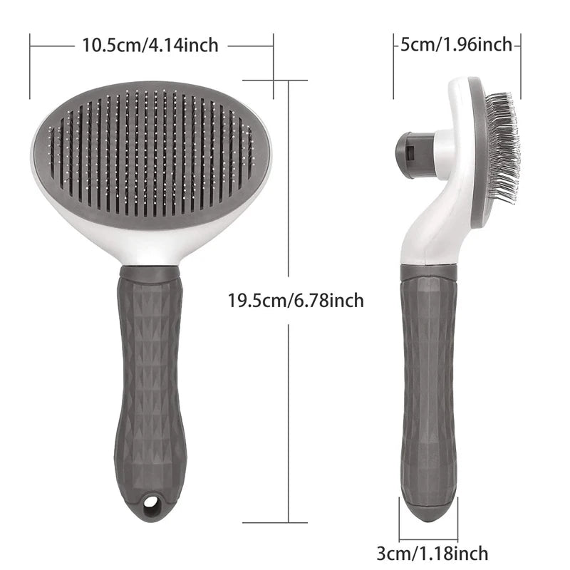 Self Cleaning Pet Brush – Grooming Tool for Dogs and Cats