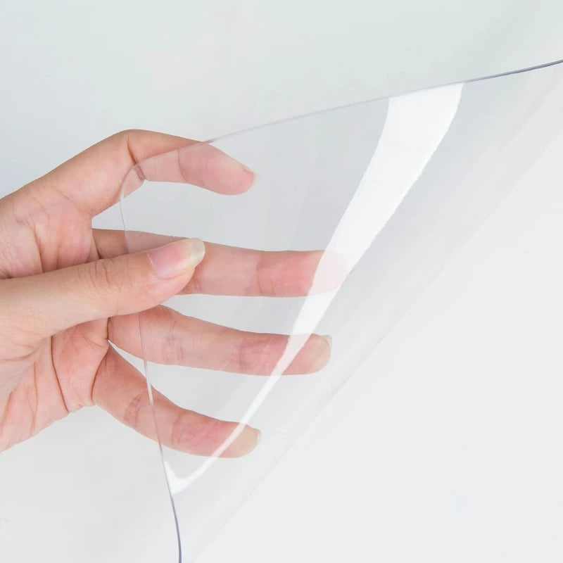 Clear PVC Desk Mat – Non-Slip Waterproof Table Protector for Office Writing