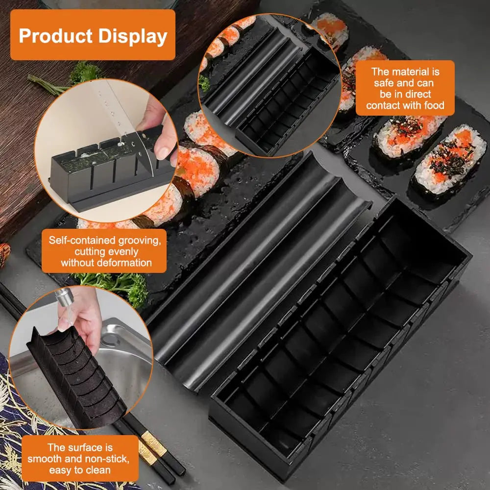 Sushi Making Kit – DIY Rice Roll Mold for Home Beginners