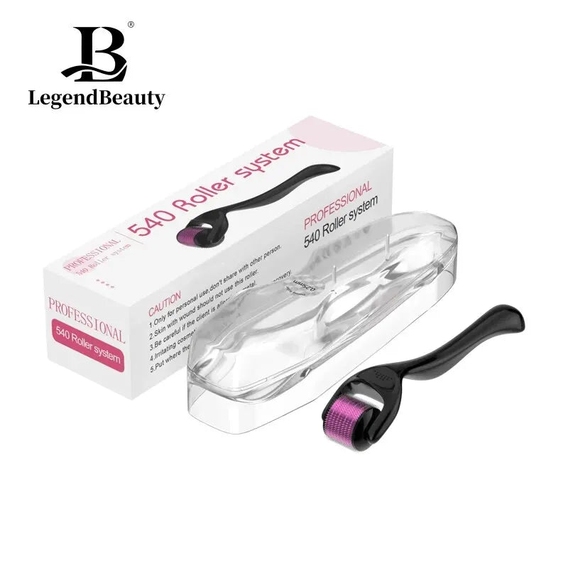 540 Micro Needle Derma Roller – Skin Rejuvenation for Beard and Hair Growth