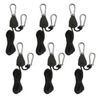 Camping Tent Rope Tensioners – Adjustable Ratchet Pulley for Awning Setup