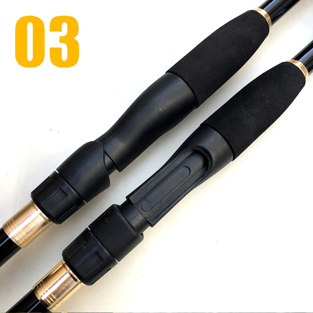 Telescopic Carbon Fishing Rod – Ultralight Spinning Pole for Outdoor Angling