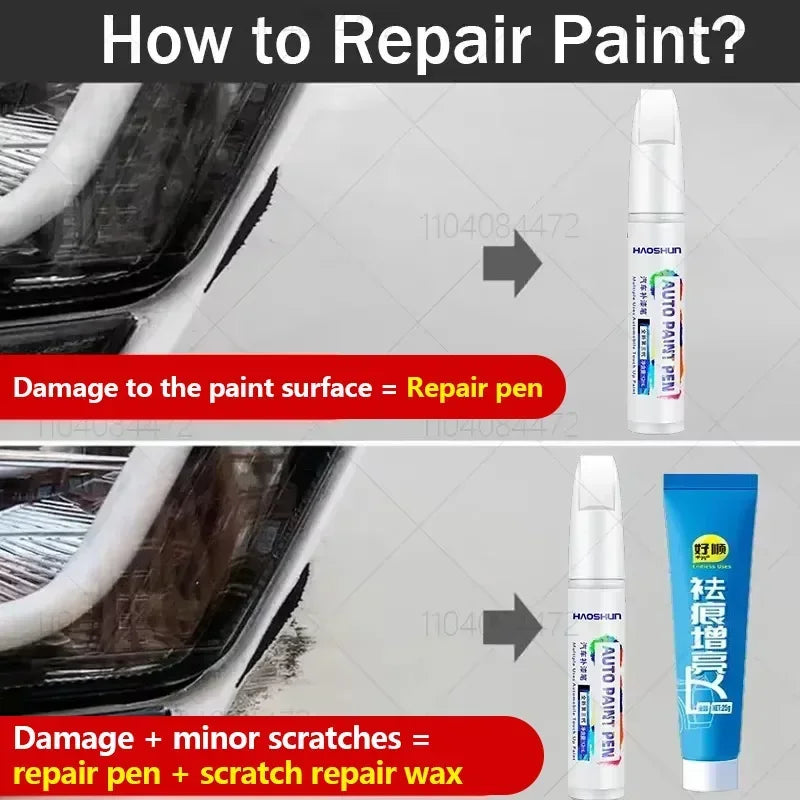 Automotive Paint Scratch Repair Pen – Touch Up Tool for Audi Q8 E-Tron