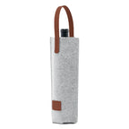 Felt Single Wine Bottle Tote – Padded Insulated Carrier for Gift Giving