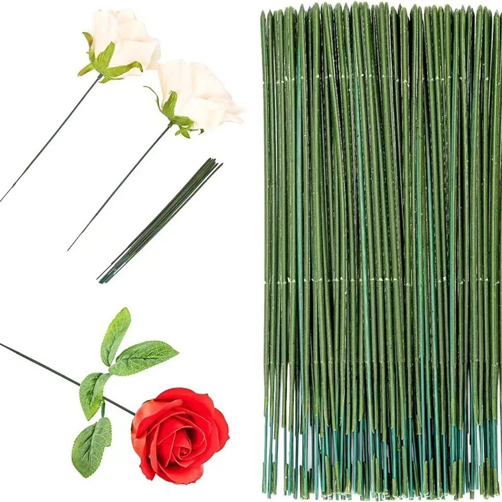 Floral Stem Wire and Tape – DIY Handmade Material for Bouquet Arranging
