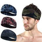 Absorbent Sports Headband – Unisex Anti-Sweat Band for Running and Yoga