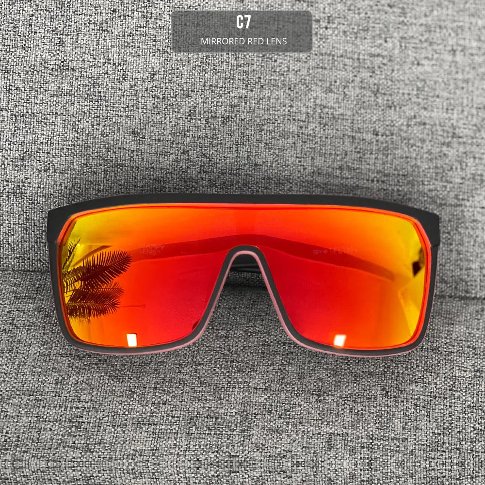 Polarized One Piece Sunglasses – UV400 Protective Eyewear for Driving and Sports