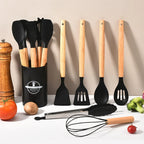Silicone Kitchen Utensil Set – Non-Stick Cooking Tools for Home Chefs