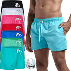 Mens Quick Dry Swim Trunks – Lightweight Beach Shorts for Summer Swimming