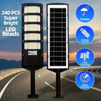 Commercial Solar Street Light – Waterproof LED Lamp for Outdoor Security