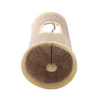 Foldable Suede Cat Tunnel – Porous Interactive Tube for Pet Entertainment
