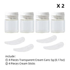 Refillable Glass Cosmetic Jars – Mini Travel Containers for Skincare Storage