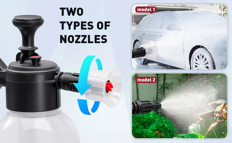 Foam Spray Gun – 2L Capacity for Car Washing and Garden Watering