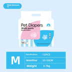 Disposable Male Dog Diapers – Leak-proof Waterproof Shorts for Puppy Care