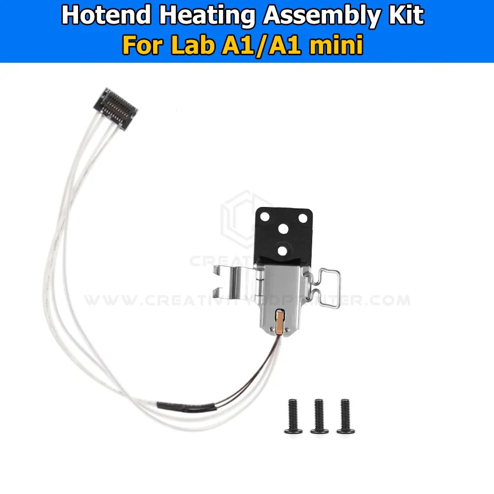 Hotend Heating Assembly Kit for Bambu Lab A1 and A1 Mini 3D Printer Repair