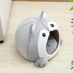 Plush Cat Bed Cave – Soft Pet Lounger for Small Dogs and Kittens