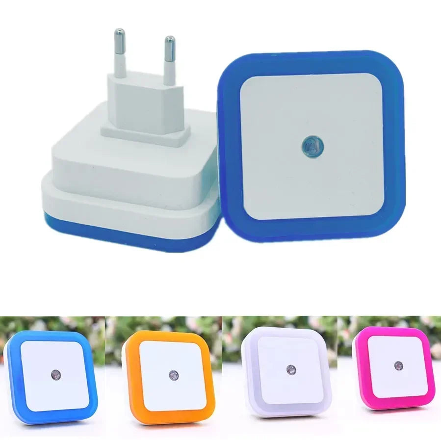 LED Auto Sensor Night Light – Energy Saving Plug-in Lamp for Kids Bedroom