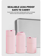 4-in-1 Travel Bottle Set – Leak Proof Refillable Containers for Toiletries