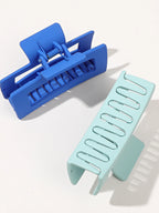 Matte Square Hair Claw Clips – Non-slip 3.4 inch Accessories for Thick Hair