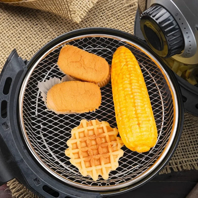 Stackable Air Fryer Rack – Stainless Steel Tray for Oven Cooking