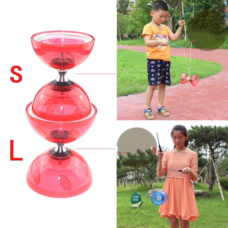 Portable Chinese Yoyo Diabolo – Agility Exercise Gear for Kids and Adults