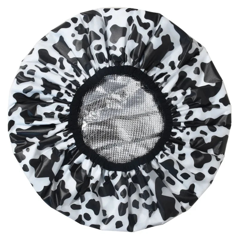 Self-Heating Thermal Hair Mask Cap – Insulated Foil Hat for Deep Conditioning