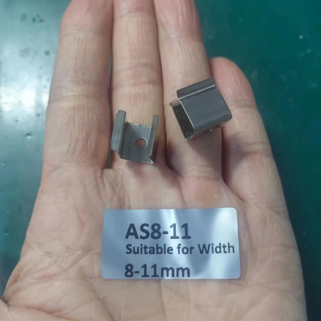 Stainless Steel LED Mounting Clips – Rigid Fixture for Outdoor Neon Strips