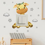 Animal Wall Decals – Self-Adhesive Nursery Stickers for Kids Bedroom Decor