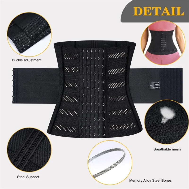 Waist Trainer Body Shaper – Tummy Control Slimming Corset for Fitness