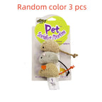 Interactive Plush Mouse Cat Toys – Bite Resistant Scratch Mice for Kittens