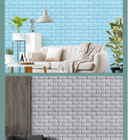 3D Self-Adhesive Brick Wallpaper – Peel and Stick Decor for Home DIY Projects