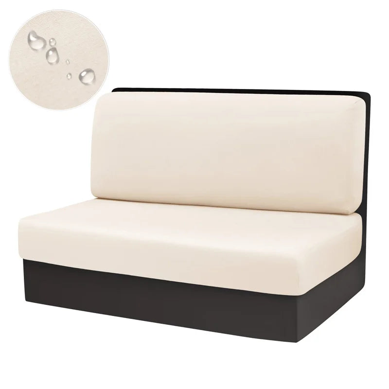 Jacquard RV Dinette Cushion Covers – Stretch Fabric for Camper Seat Protection