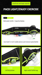 Running Waist Belt – Slim Fanny Pack for Mobile Phone Gym and Cycling