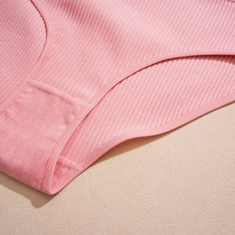Cotton Briefs – Soft Striped Low Rise Underwear for Women