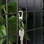Mini Aluminium D-Ring Carabiner – Spring Clip for Outdoor Camping EDC Gear