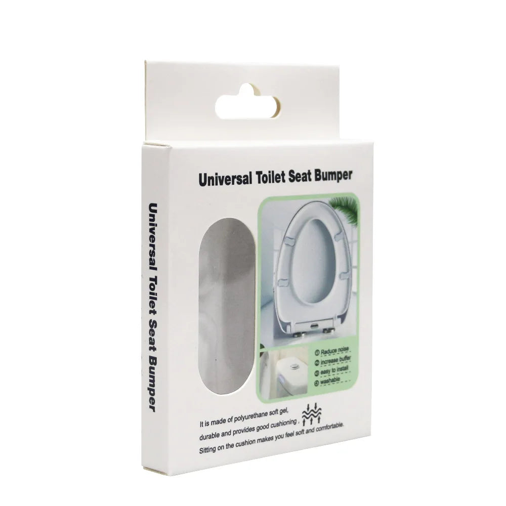 Self-Adhesive Toilet Seat Bumpers – Anti-Slip Cushion Pads for Bathroom